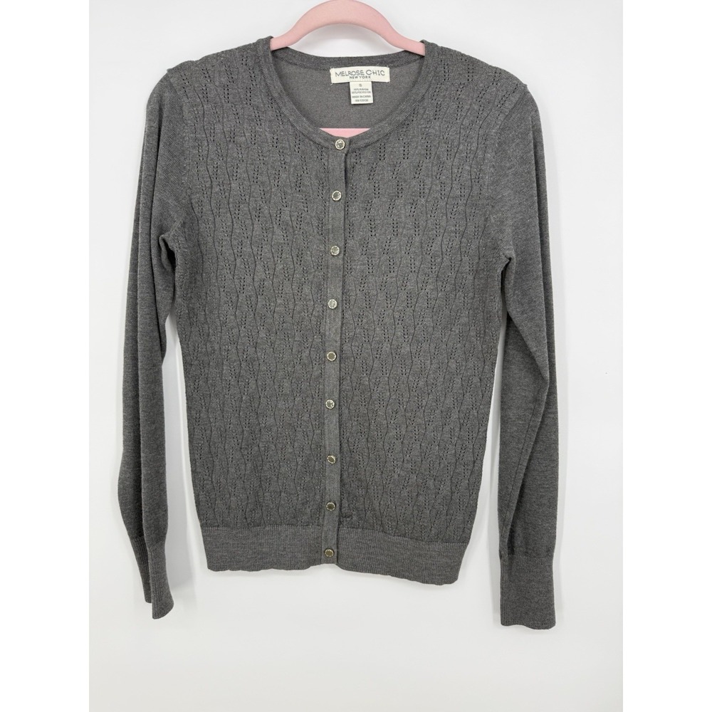 Melrose Chic New York Cardigan Sweater Size Small